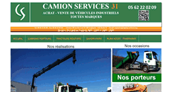 Desktop Screenshot of camion-services.com