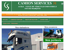 Tablet Screenshot of camion-services.com